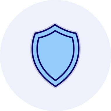 Ağ için koruma kalkanı vektör simgesi 