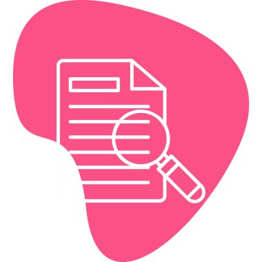 Yazılı kayıtlar ve büyüteçle filoloji kavramı, düz stil vektör illüstrasyonu