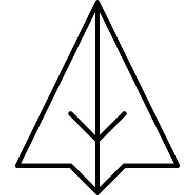 düzlem web simgesi vektör çizimi