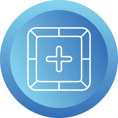 + işaretinin web basit illüstrasyonu