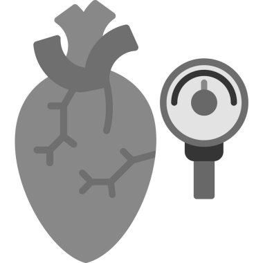 Tansiyon ikonu vektör illüstrasyonu           