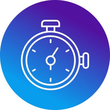 Zamanlayıcı simgesi, vektör illüstrasyonu 