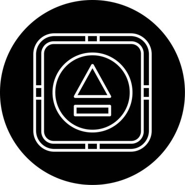 Düğme simgesini, ortam simgesini, müziği çıkart veya video düğmesi çal