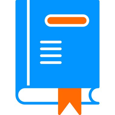 kitap web simgesi, vektör illüstrasyonu 