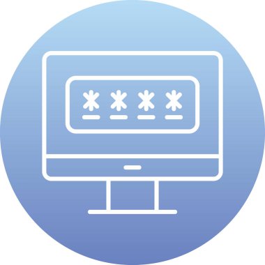 password web icon vector illustration 