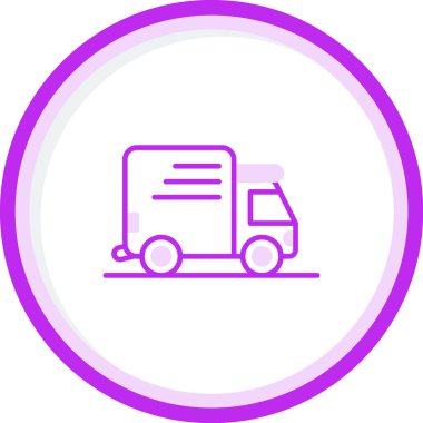 kamyon simgesi, vektör illüstrasyon tasarımı 