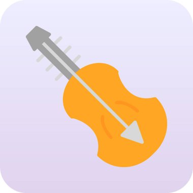 Keman Ağı ikon vektör illüstrasyonu