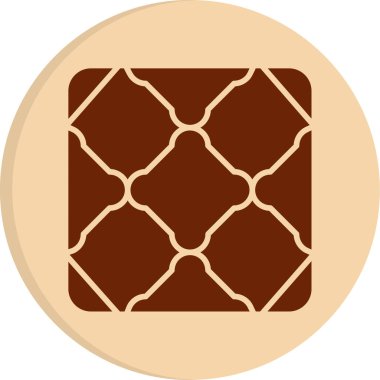 Döşeme. Web simgesi basit illüstrasyon