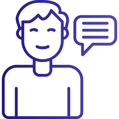 Tavsiye Ağı simgesi basit illüstrasyon