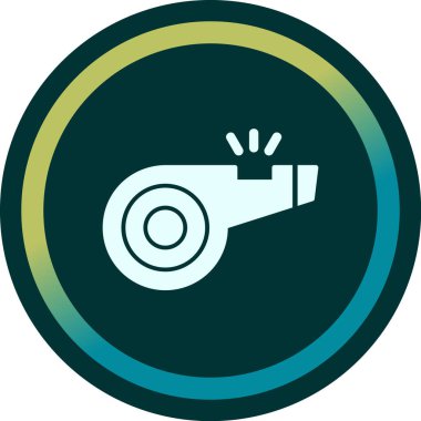 Web tasarımı için ıslık simgesi, vektör illüstrasyonu 