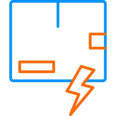 Arz Şoku Ağ ikonu vektör çizimi