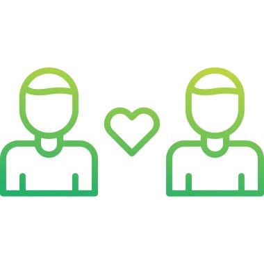 Empati web simgesi vektör çizimi