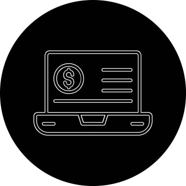 Eğilim biçimi izole edilmiş arka planda mali simge 