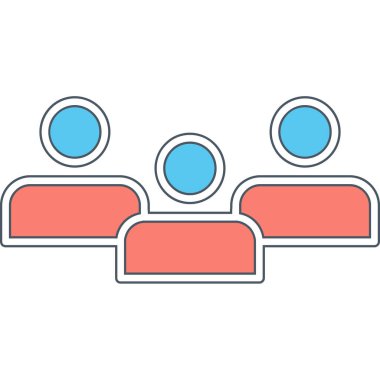 Seyirci Web simgesi vektör illüstrasyonu