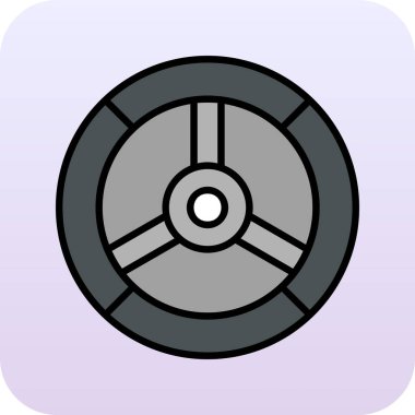 lastik simgesi vektör illüstrasyonu 