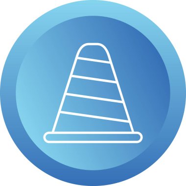 koni simgesi, vektör illüstrasyonu basit tasarım