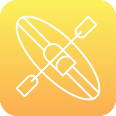 Kano. Web simgesi basit illüstrasyon