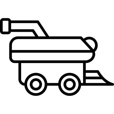 Hasat web simgesi, vektör illüstrasyonu