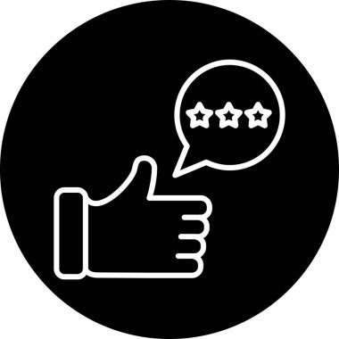 Geri bildirim simgesi, vektör illüstrasyon tasarımı 