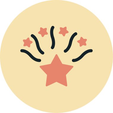 Yıldız web simge vektör çizim 