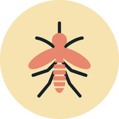 Sivrisinek ağı simgesi. vektör illüstrasyonu