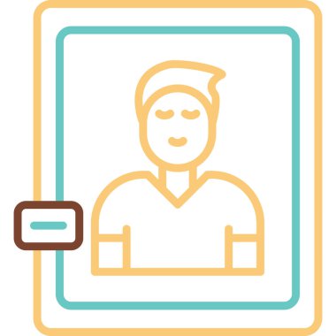 çalışan simgesi, vektör illüstrasyonu basit tasarım