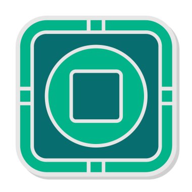 dur simgesi, vektör illüstrasyonu 