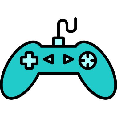 oyun Denetleyici vektör düz simgesi
