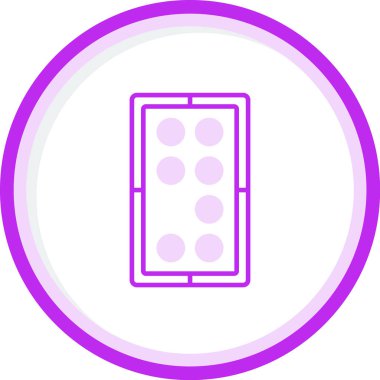 Düğme simgesi ögesinin vektör illüstrasyonu 