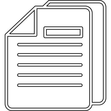 dokümanlar web simgesi vektör illüstrasyonu