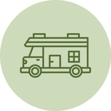 Eğlence aracı simgesi, vektör illüstrasyonu basit tasarım