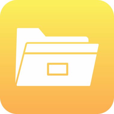 Dosya. Web simgesi basit illüstrasyon 