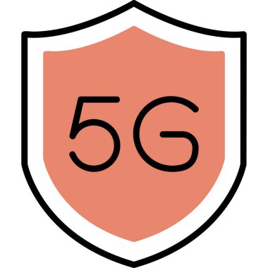 İnternet simgesinin 5g vektör illüstrasyonu 