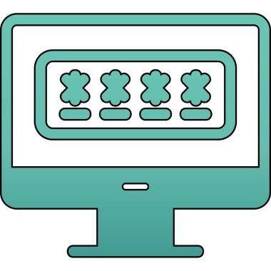 password web icon vector illustration 
