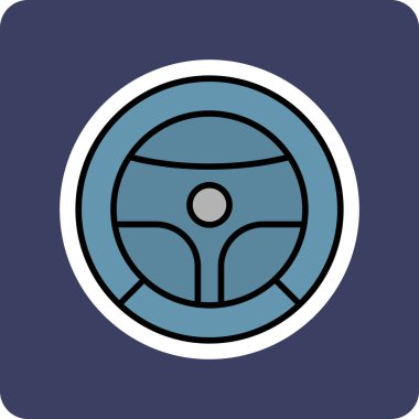 Direksiyon. Web simgesi basit illüstrasyon