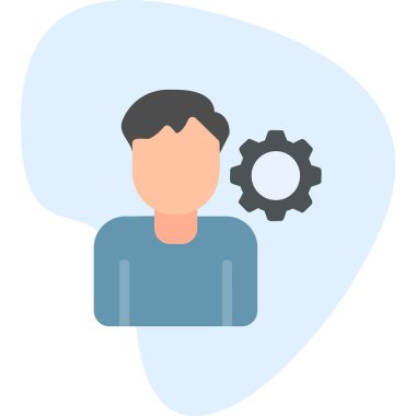 kişisel beceri simgesi, vektör illüstrasyonu basit tasarım