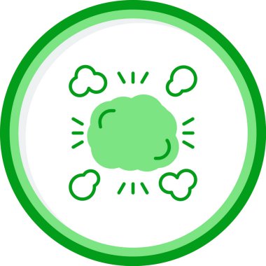 Bulutlar. Web simgesi basit illüstrasyon