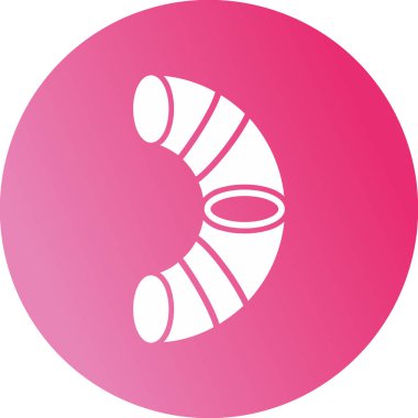 Torus. Web simgesi vektör illüstrasyonu