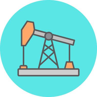 yağ pompası ikon vektör illüstrasyonu 