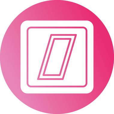 Paralelkenarlı modern simgenin vektör çizimi            