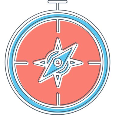 Pusula simgesi vektör resimlemesi 