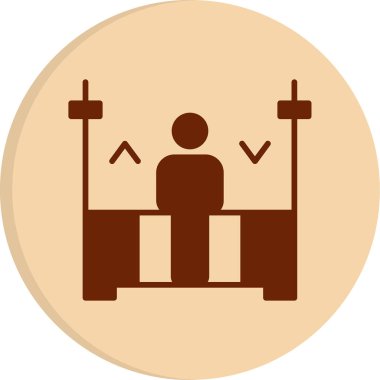 Beşik web simgesi vektör illüstrasyonu 