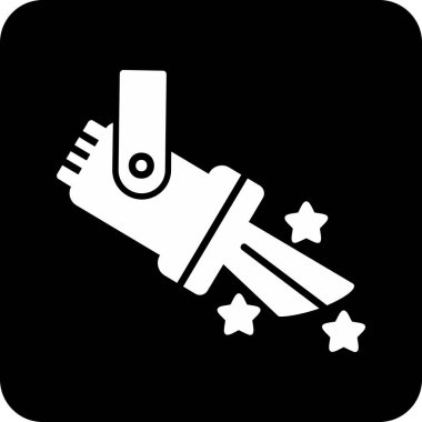 Spotlight simgesi, web basit illüstrasyon