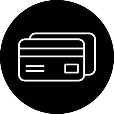 Kredi kartı iyonunun vektör çizimi