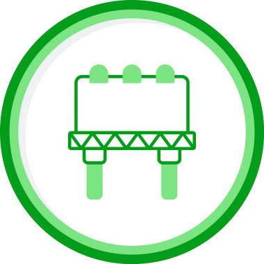 Billboard web simgesi, vektör çizim 
