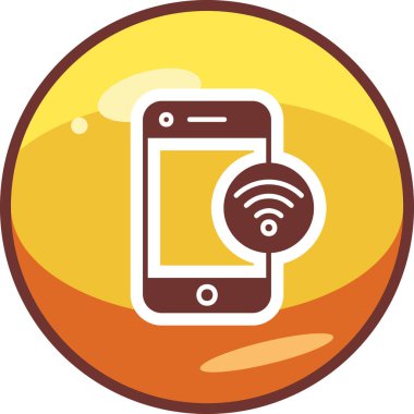 wifi vektör simgesi modern basit illüstrasyon 