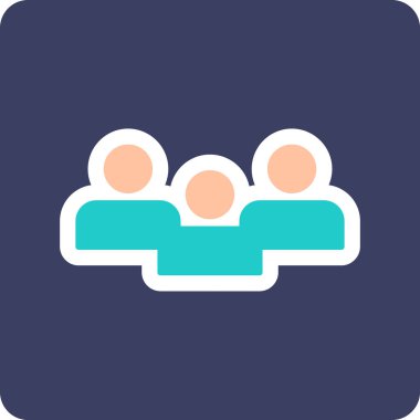 Seyirci Web simgesi vektör illüstrasyonu