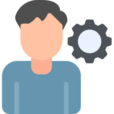 kişisel beceri simgesi, vektör illüstrasyonu basit tasarım