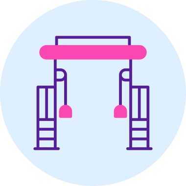 Cable Crossover Web simgesi basit illüstrasyonuName