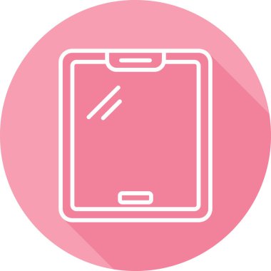 tablet. Web simgesi basit illüstrasyon 